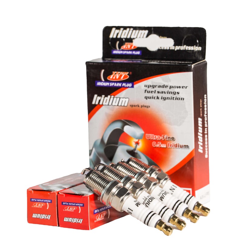 In-Stock Car Spark Plugs, Pack of 4, Dual Iridium High-Performance, Suitable for Geely, Dongfeng, Changan, Regal, Vios, Free Shipping