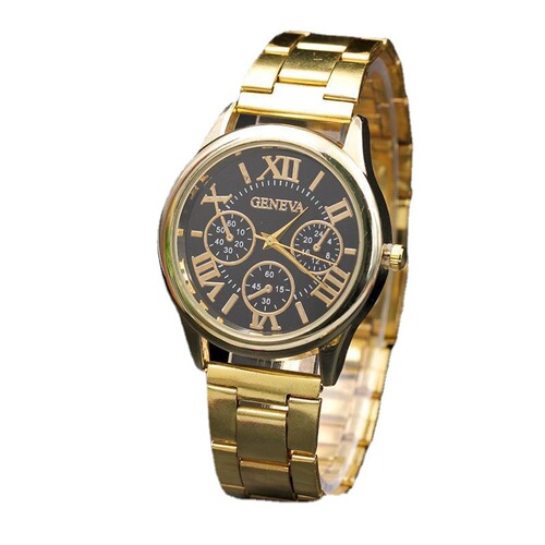 Foreign trade cross-border new men's and women's steel band watches  alloy steel band hot selling watches wholesale dropshipping
