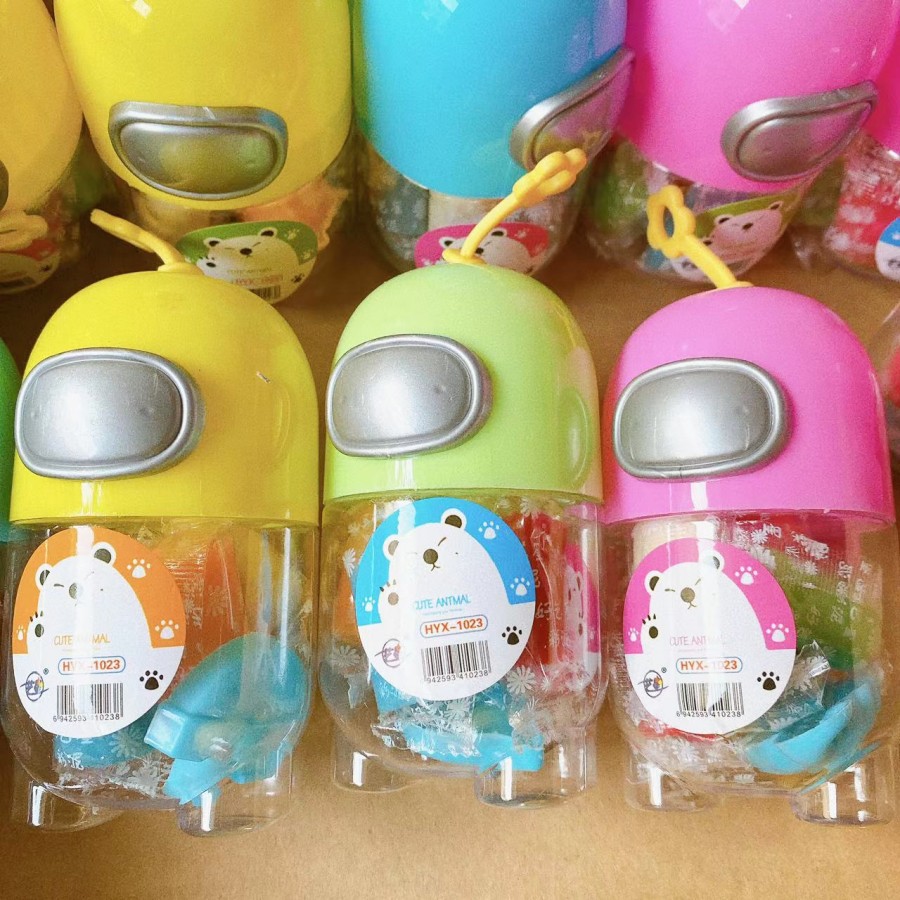 Color arcilla plastilina niños dibujos animados embotellada traje arcilla rompecabezas hecho a mano DIY con herramientas abrasivas 2 yuanes tienda por mayor