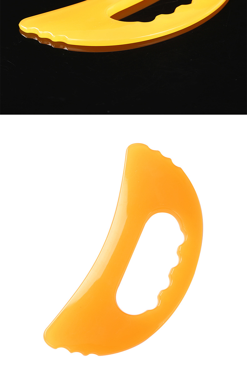Gua Sha Massage Tool Crescent Shaped Resin Body Point Pressing Stick for Back Neck Shoulder Full Body Care preparation