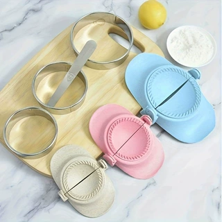 新款小麦秸秆包饺子神器饺子皮器厨房小工具饺子模具家用手动水饺