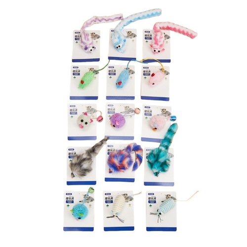 New Packaging Plush Toy Self-Help and Entertainment Energy Consuming Cat Toy Factory Wholesale Price Cat Pet Supplies