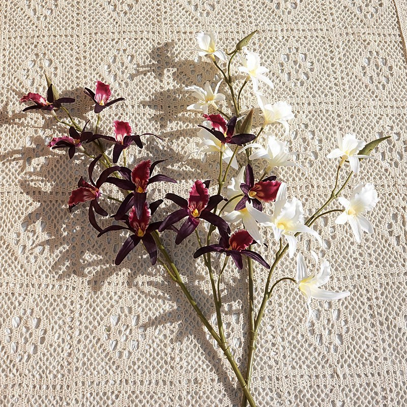 Simulation Flower Dendrobium Lan Single Two Formation of Golden…
