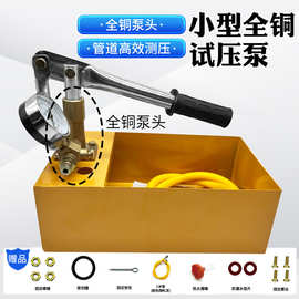 小型全铜试压打压泵 手动水管泵体 压力泵管道检漏仪