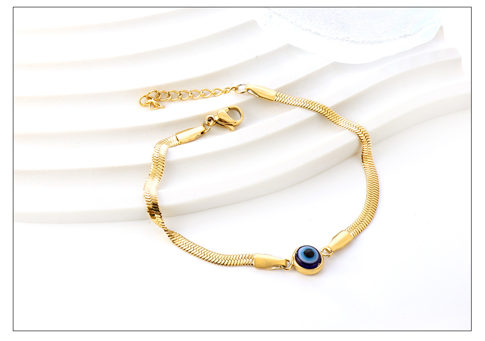 Fashion Eye Stainless Steel Plating Bracelets 1 Piece