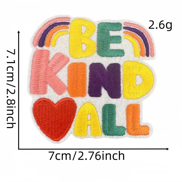 Kind English text sticker 20#