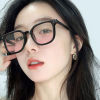 Face blush, transparent retro glasses, 2022