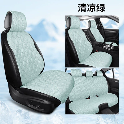 for all seasons Universal seat cover - cool-green-full-five-seater-vehicle-universal