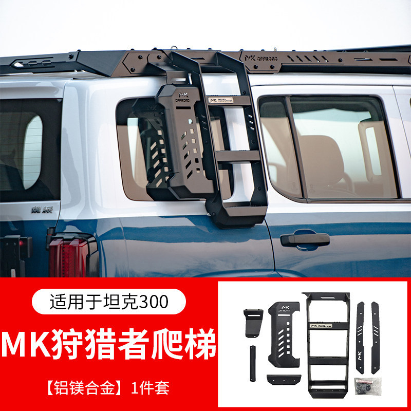 Luggage Rack Roof | Tank Roof rack - tank-300-mk-hunter-side-ladderpassenger-side-with-small-expansion-board