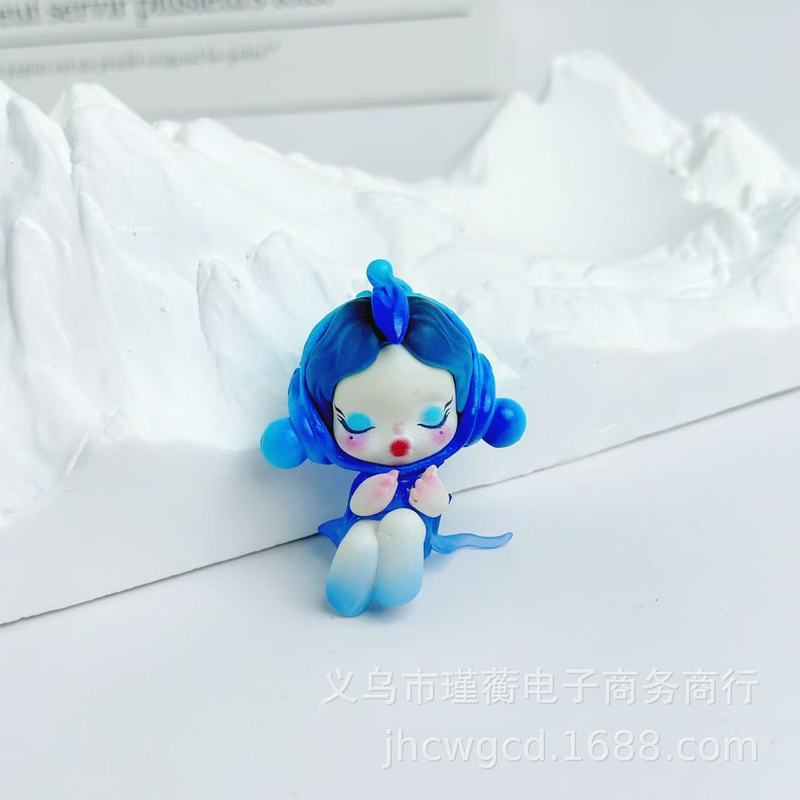 SP改娃萌粒泡泡玛特潮玩手办公仔盲盒手机链DIY摆件礼物批发PVC材|undefined