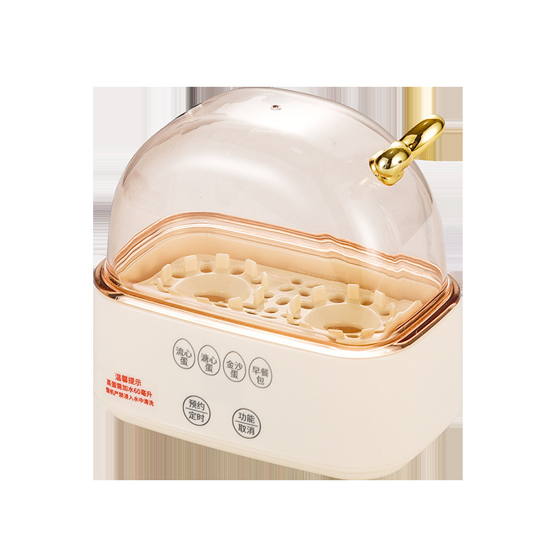 全自动迷你煮蛋器办公早餐小型蒸蛋器宿舍宝宝专用辅食礼品|undefined