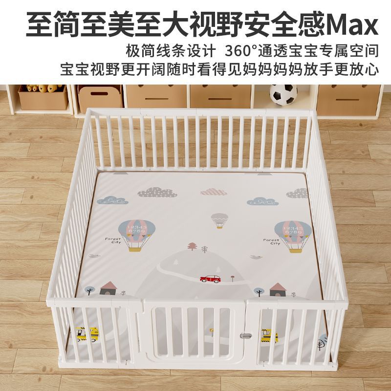 Baby Playpen Protective Fence Indoor Household Baby Floor Fence Children Toddler Crawling Mat Living Room Fence