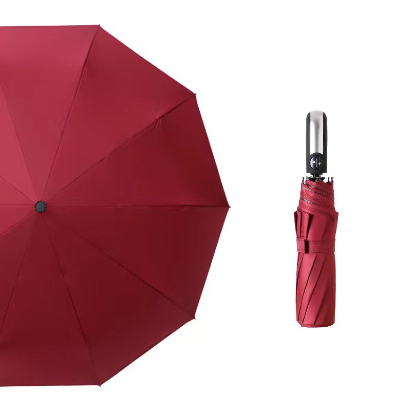 Paraguas publicitario, logotipo de impresión, paraguas plegables automáticas, protector solar, sombrillas al aire libre, sol y lluvia.