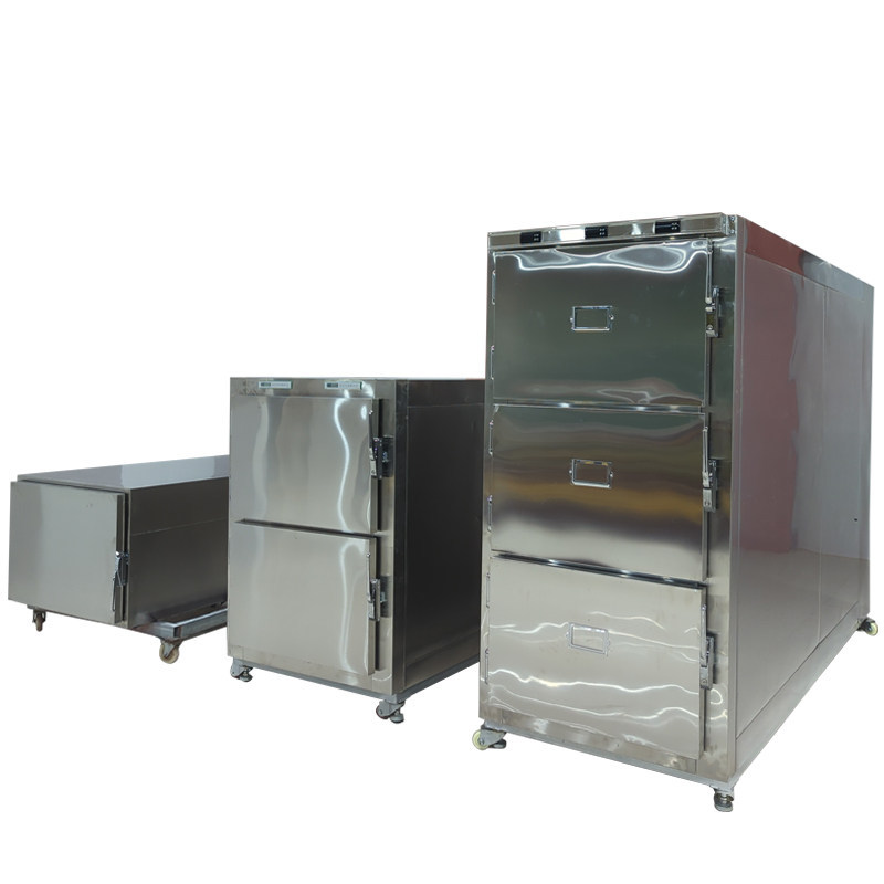 居现货太平柜豪华医院太平间专用三门冷藏柜停尸柜存尸柜