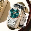 P786 rose gold green steel belt model