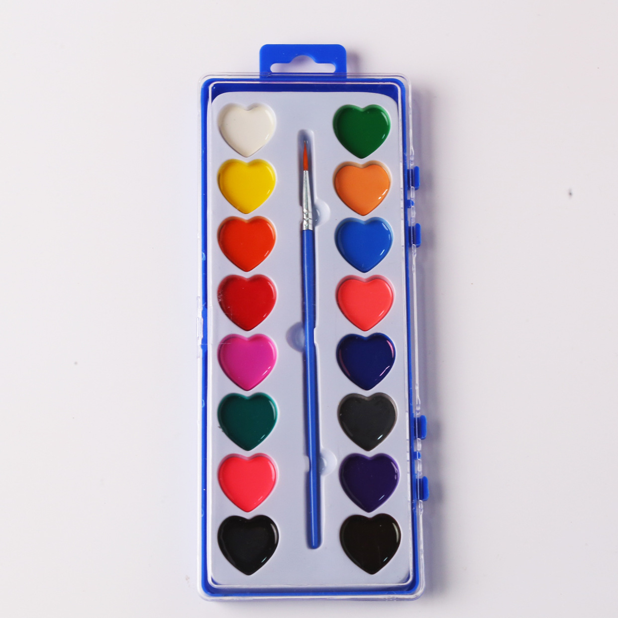Juego de Pastillas de Acuarela 12 y 16 Colores de Pigmento de Acuarela Semiseco para Niños y Pintura