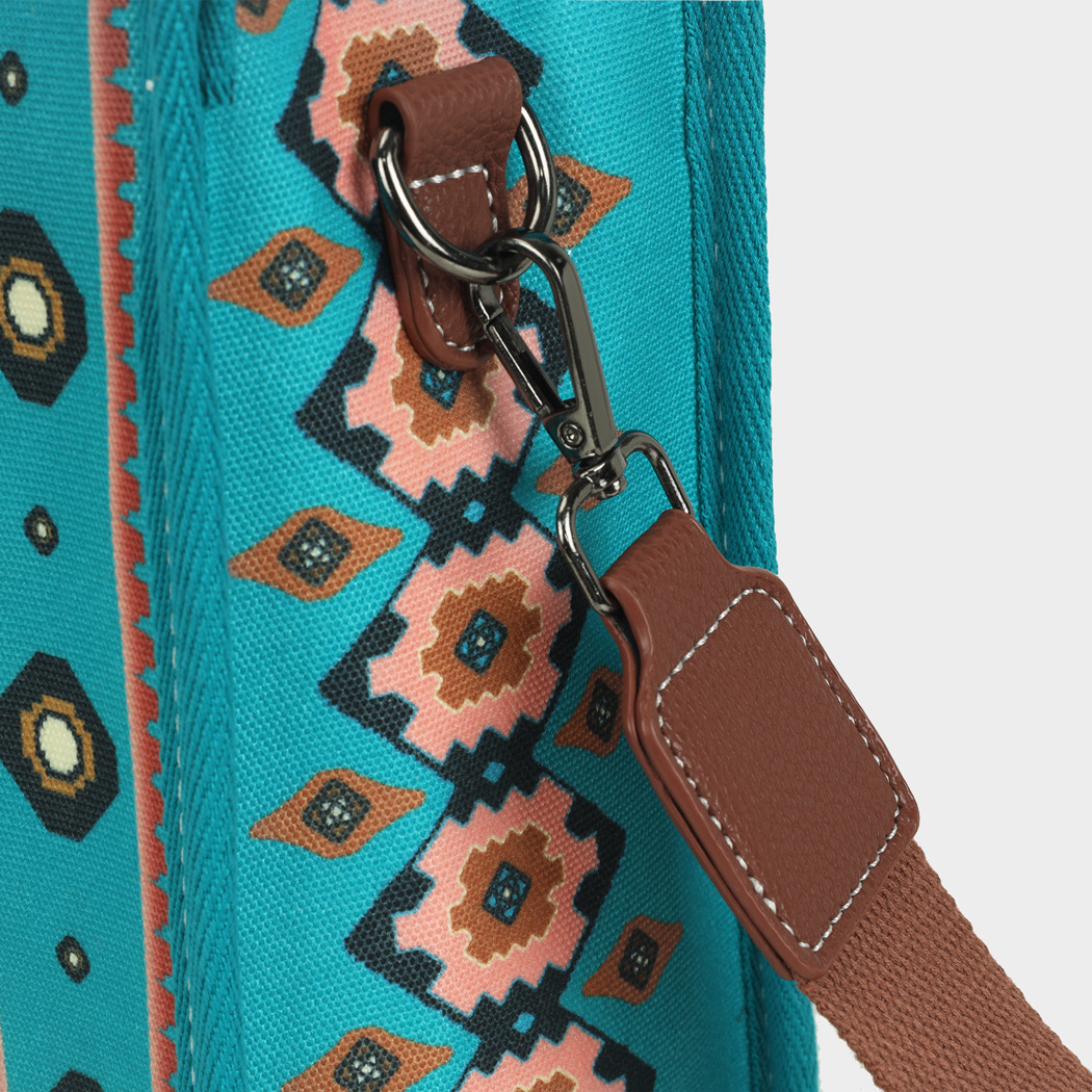 150g Weight Canvas Lining Material Zipper Closure Type Single Shoulder Strap Strap Type Square Bag Bags Type Casual Occasion Canvas Material Color Block Pattern All Seasons Season Unisex Gender Vintage Style, Ethnic Style Style Square Shape Small Size Unisex Small Canvas Color Block Vintage Style Ethnic Style Square Zipper Square Bag 7