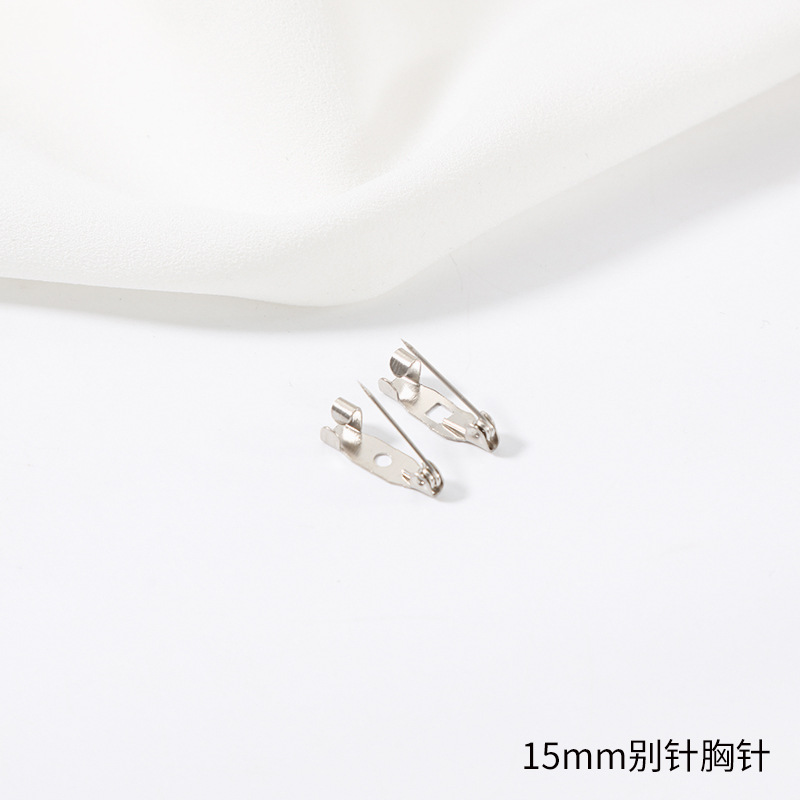 ピンの安全針の胸の花の底のボタンの針はロックの頭のネクタイのブローチの手作りのdiyの毛の服のボタンの部品の材料を持ちます。