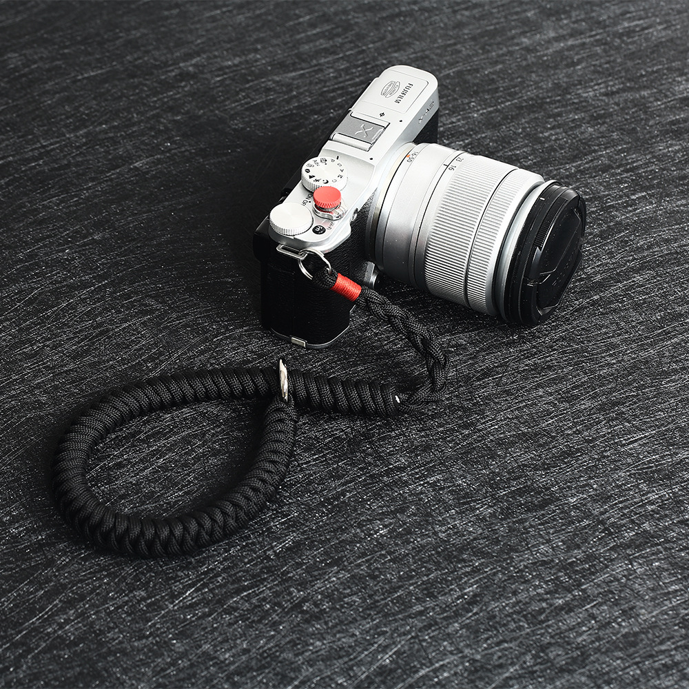 漫步驴B01圆款纯相机编织腕带多彩数码手带伞绳单反挂绳现货|ru