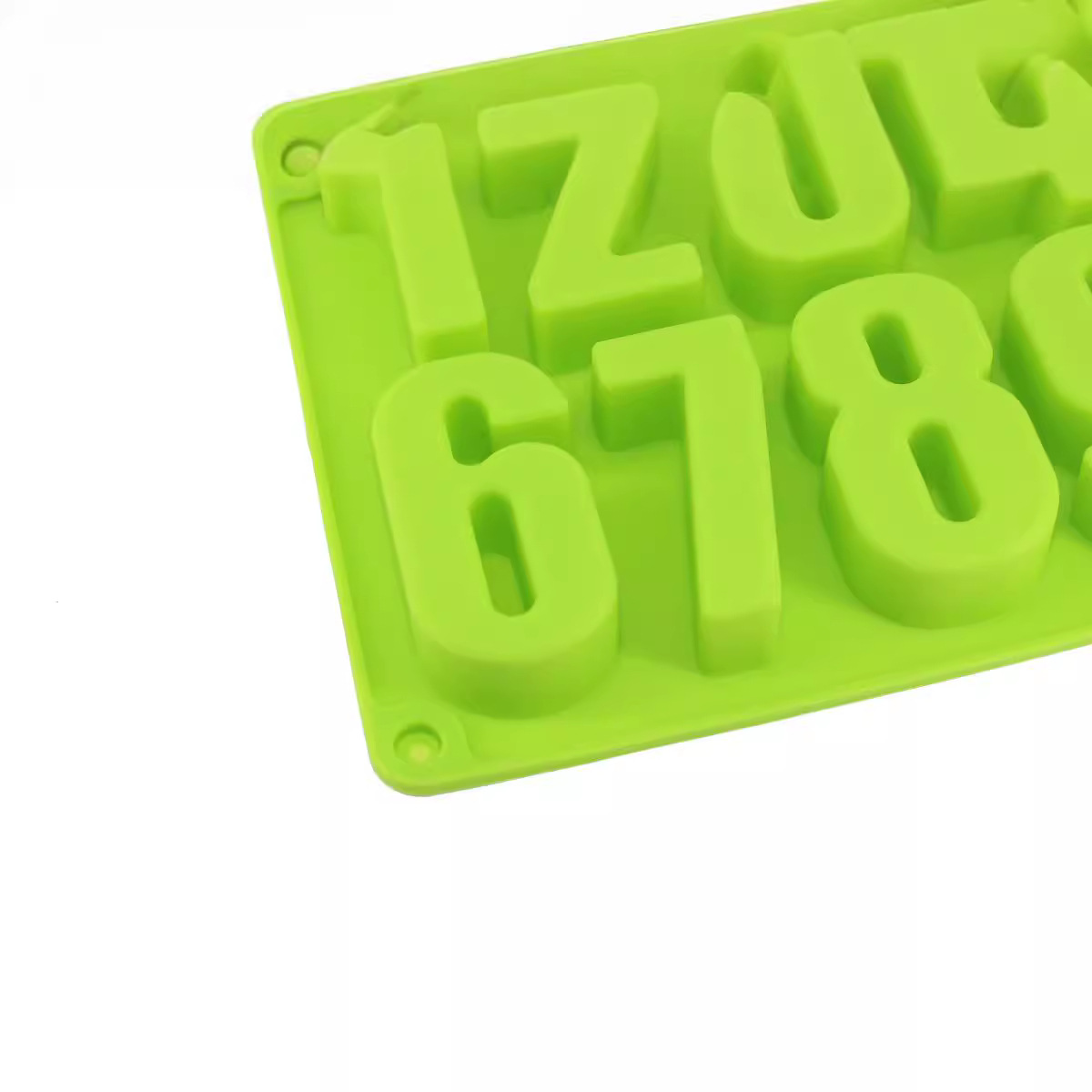 Molde de chocolate de silicona molde de chocolate digital bandeja de hielo digital de silicona molde de pastel digital