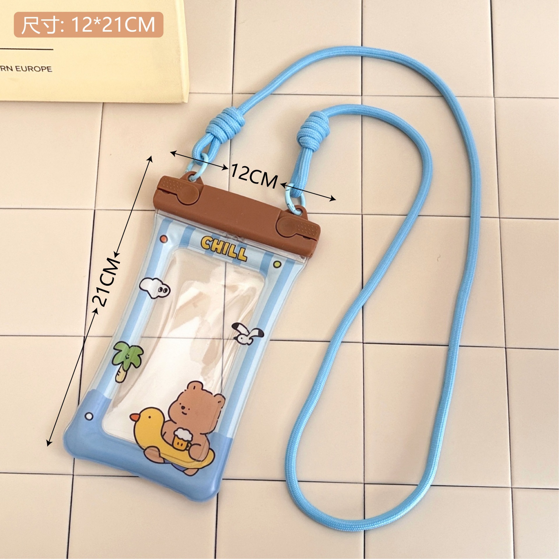 Swimming ring, waterproof bag, with little bears