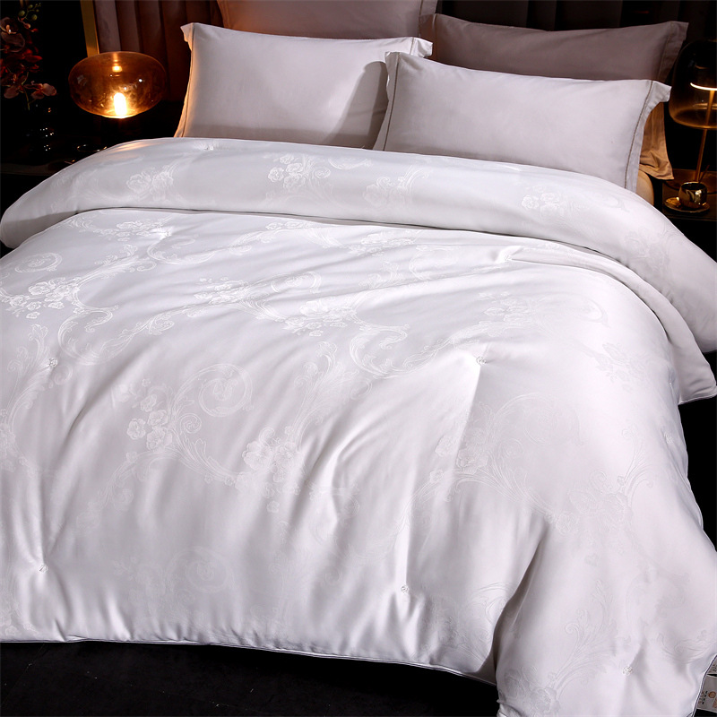 2026新款夏凉被蚕丝被可机洗永不断裂清爽透气空调被国标蚕丝填充