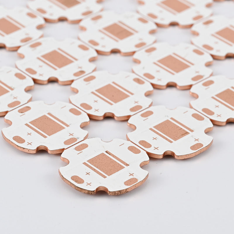 φ25mm 1.5厚 熱電分離銅基板 5050/7070/9090/110ランプビーズ PCB銅板|undefined