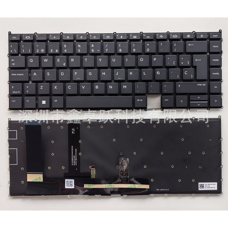 Usspuk Is Suitable for Hpelitebook X360 1040 G7 1040 G8 Hsn-C05C/C10C Keyboard