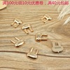 Cloth, cute golden resin, rabbit, plastic accessory, wholesale, handmade