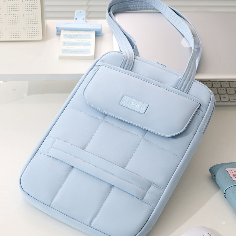 新款笔记本内胆包简约通勤15寸单肩平板收纳包旅行手提电脑包批发