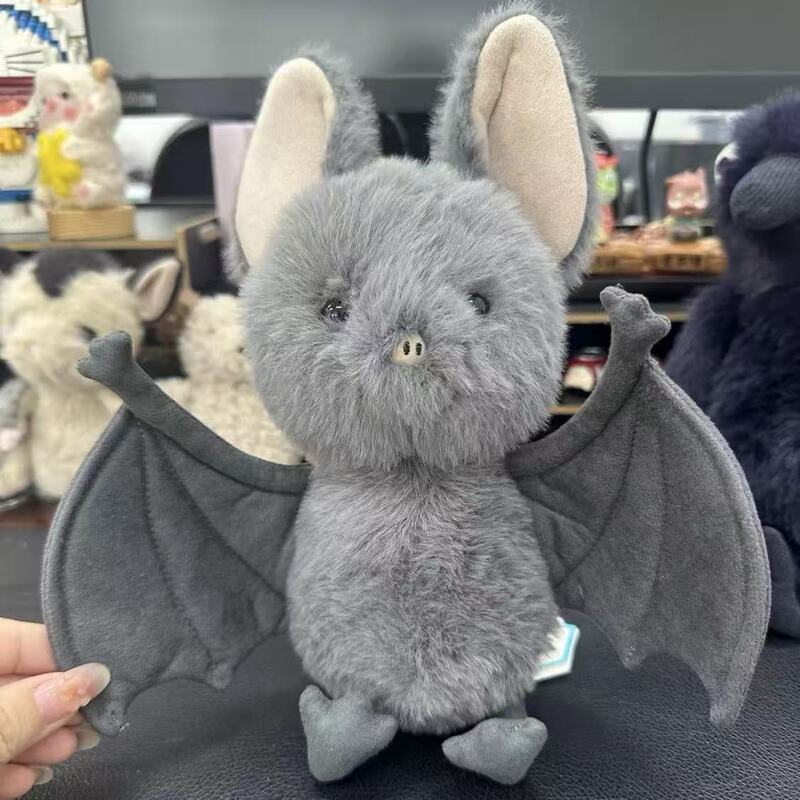 新品超萌搞怪蝙蝠猪猪公仔玩偶毛绒玩具床上JELLYCAT蝙蝠毛绒玩偶|undefined