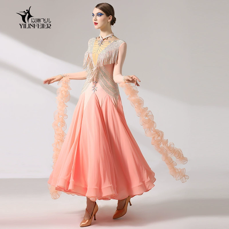 Тяжелые кисточки! S7053 бриллиантовый национальный стандарт современного танца