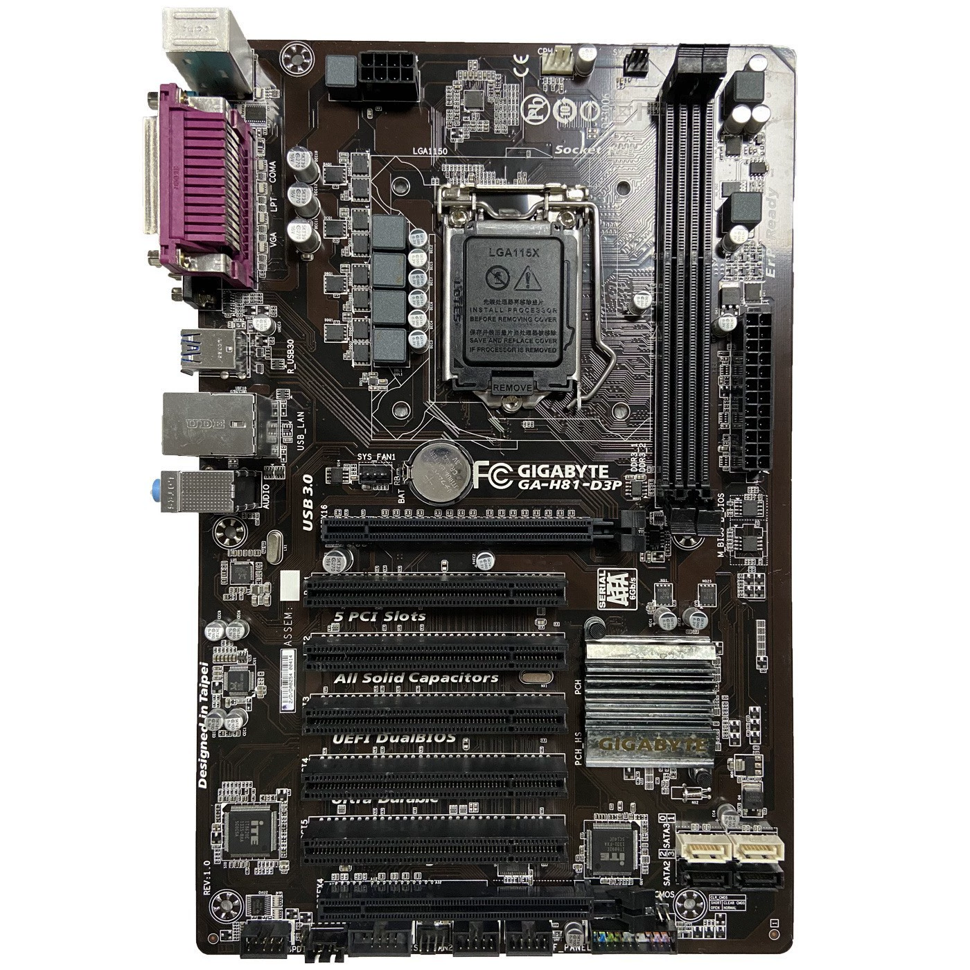 Подходит для настольной материнской платы Gigabyte GA-H81M-D3 чипсет H81 1150-контактная память DDR3 MATX