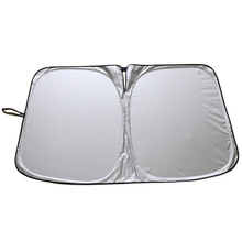 汽车遮阳挡涂银双圈钛银前挡风玻璃夏季防晒隔热遮阳板折叠太阳伞