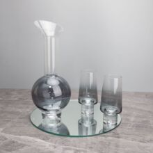 现代简约创意三件套酒具样板房桌面玄关客厅茶几家居软装饰品摆件