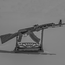 AK47DIY�ֹ�3D����ƴ�D�������wģ��ƴ��ƴ�b������߸�