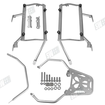 Suitable for Bmw Motorcycles F750Gs/F850Gs Adv Stainless Steel Three-Box Bracket Tail Box Rack Side Box Rack