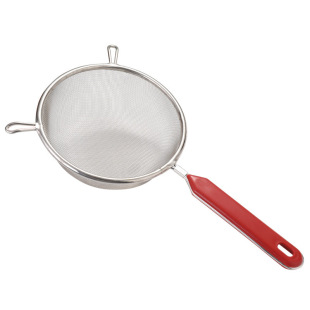 304 Stainless Steel Large Colander Wooden Handle Binaural Fried Spoon Household Kitchenware Fish Noodles Mesh Leakage Filter