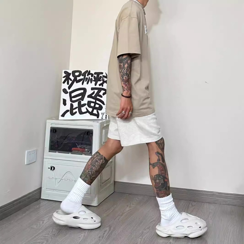 American-style Cotton Heavy-weight Shorts Loose Sports Casual Pants Men's and Women's Korean-style Fashionable All-match Casual Pants