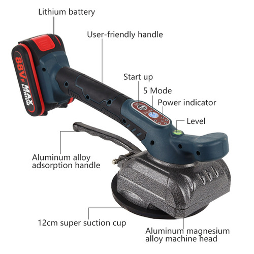 Tile tiling machine high power newly upgraded wall and floor vibration vibrator tiling tool wall tiling vibrator