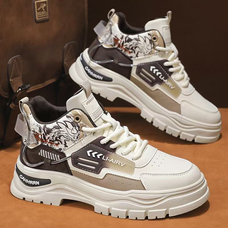 Botas Martin para hombres primavera 2026 nuevos zapatos de skate transpirables, casuales y versátiles, zapatos de moda de hombre de suela plana