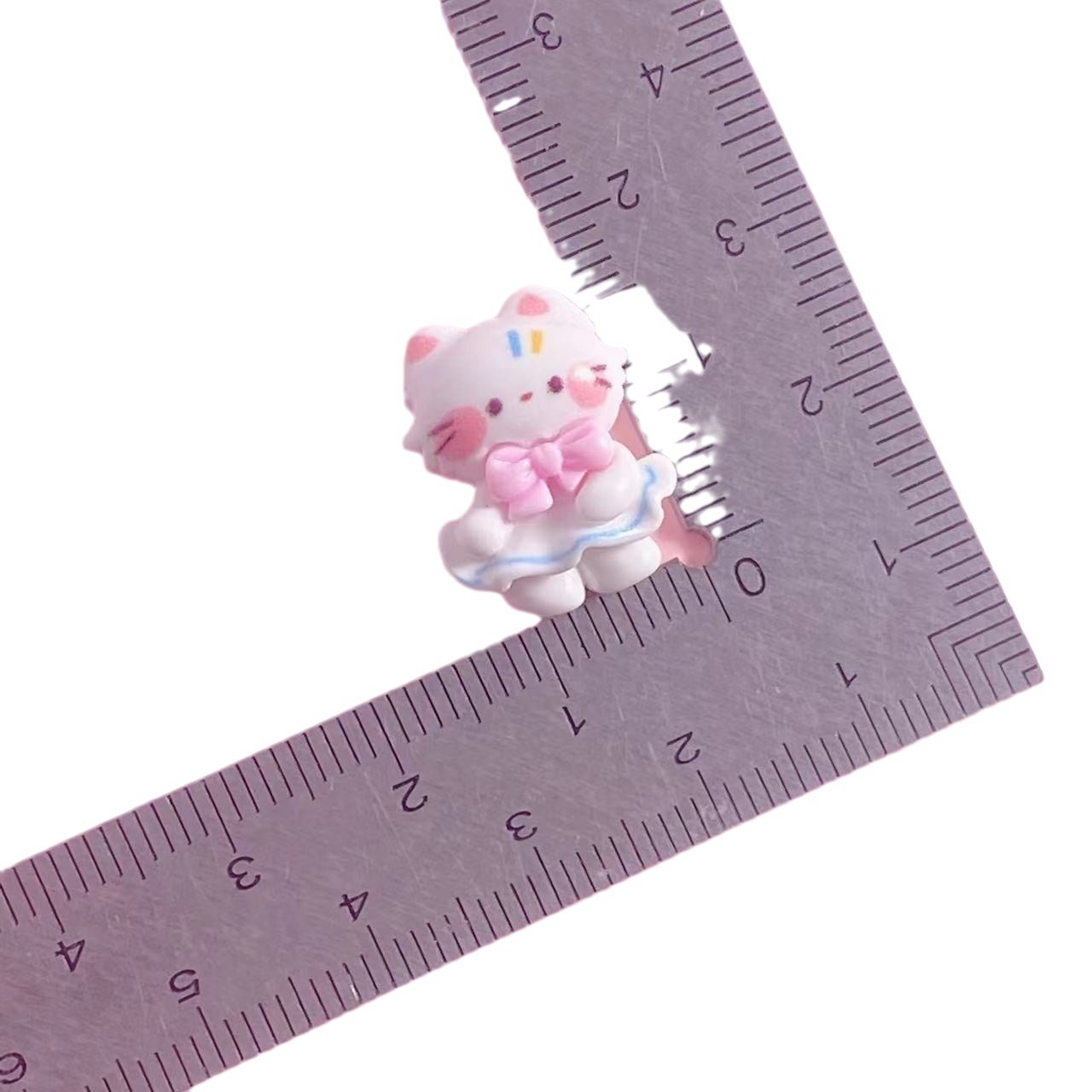 Small accessories, cream hairgrip, hair rope handmade, accessory, with little bears, Cinnamoroll, DIY, (Physicals) 5