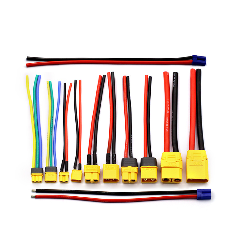 航模连接线XT30U-F/M公母头XT60H电调航空XT90电调转接插头延长线