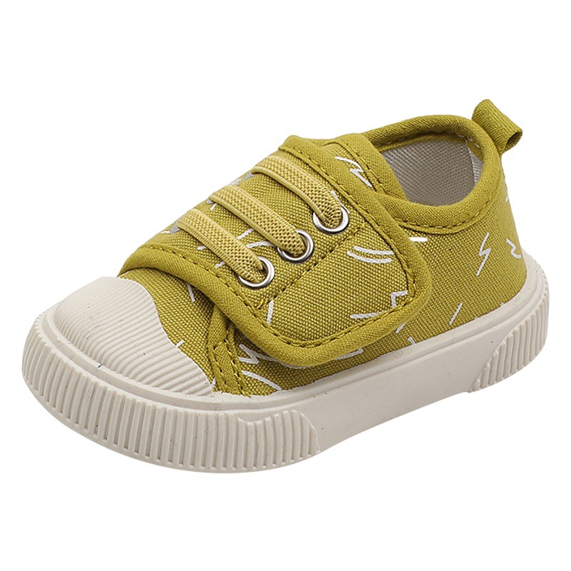 Children's Canvas Shoes 2025 Spring and Autum New Style Boys 1-6 Years Old Baby Shoes Breathable Casual Girls Low-Cut Sneakers