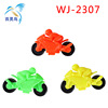 Small toy, neon motorcycle for kindergarten for boys, wholesale, Birthday gift