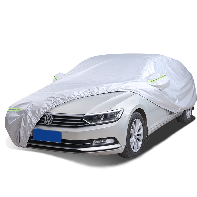 Suministros de coche engrosada ropa de coche de algodón flocado impermeable protección solar antirrobo cubierta del coche fábrica directa de una sola pieza de entrega