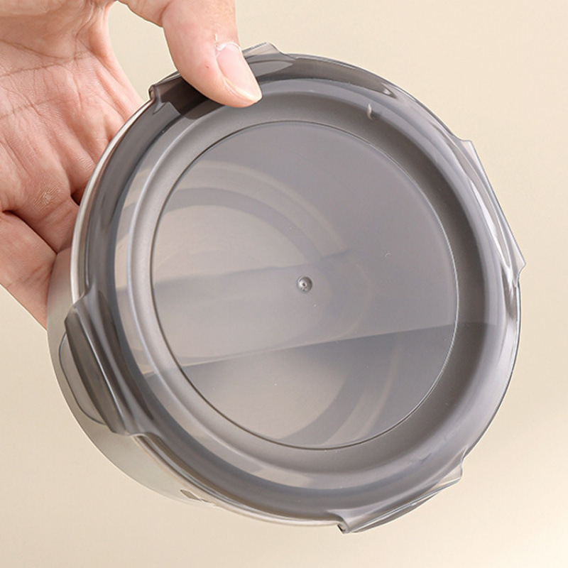 316 tazón de acero inoxidable sellado caja de almuerzo con cubierta yogur avena tazón de sopa doméstica portátil personal sin amistad estilo chino