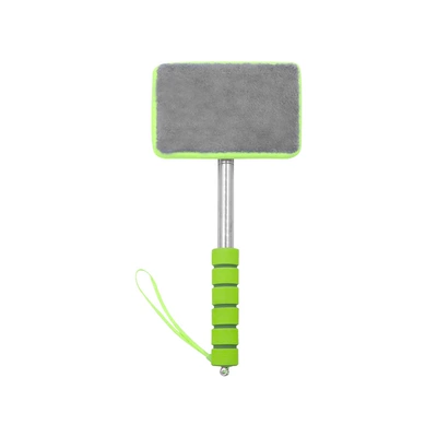 Car cleaning tools Car Window Retractable Universal - dust-and-fog-removal-telescopic-pole-green