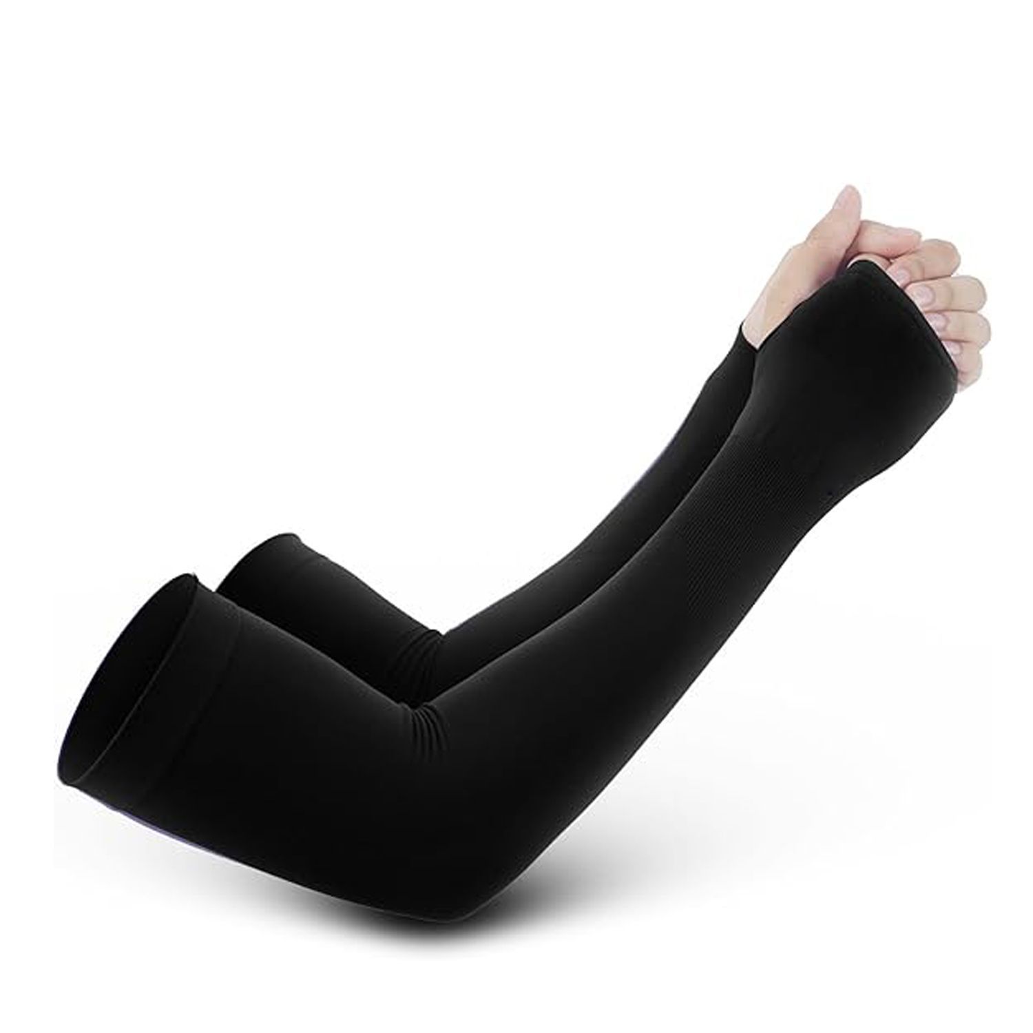 Protección solar para mujer, mangas de seda helada, gradiente anti-UV, verano, ciclismo, conducción, ciclismo, transpirable, para correr, mangas de hielo