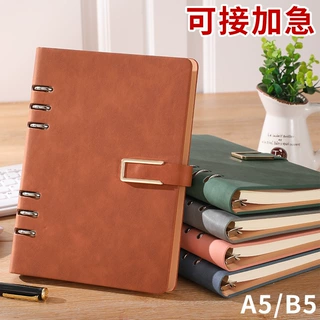 加工定制A5B5活页本 镂空带扣活页本子可拆卸本子 商务笔记本批发